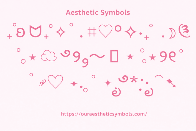 Copy and paste aesthetic symbols text & emojis